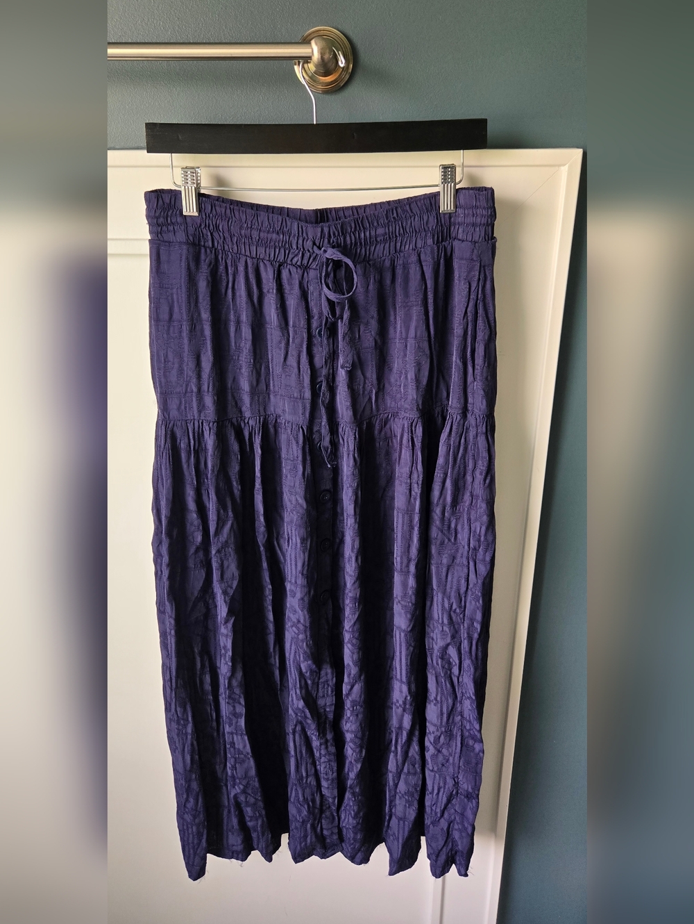 Maeve Anthropologie Carnacion Textured Maxi Skirt